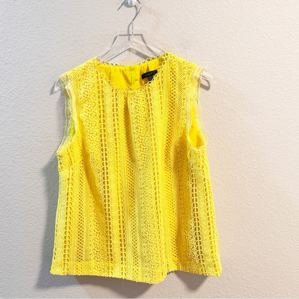 J.Crew Mixed Lace Top